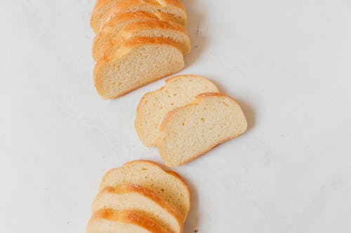 Close-Up Shot of Slices of Bread