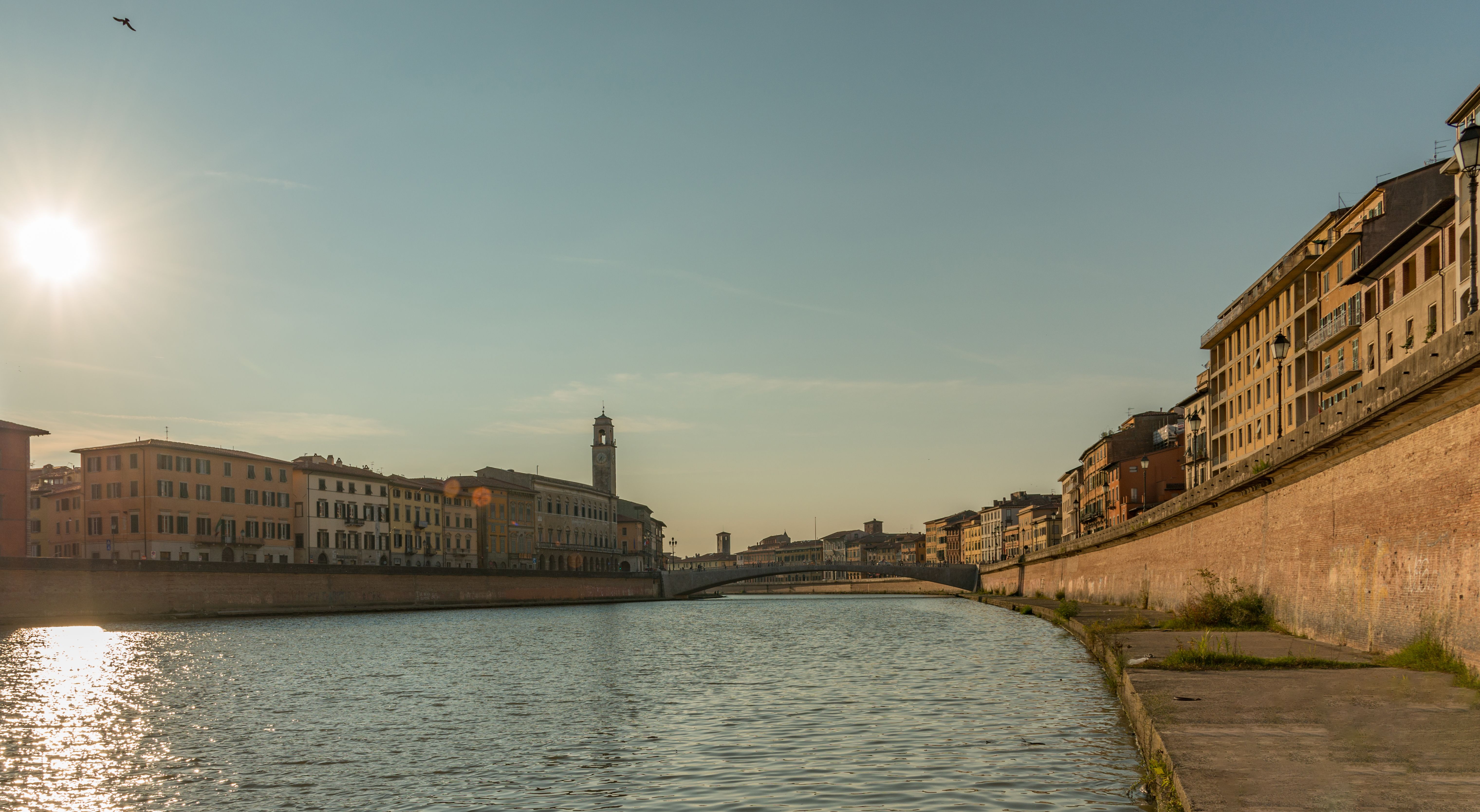 Lungarni at Sunset — Ponte di Mezzo