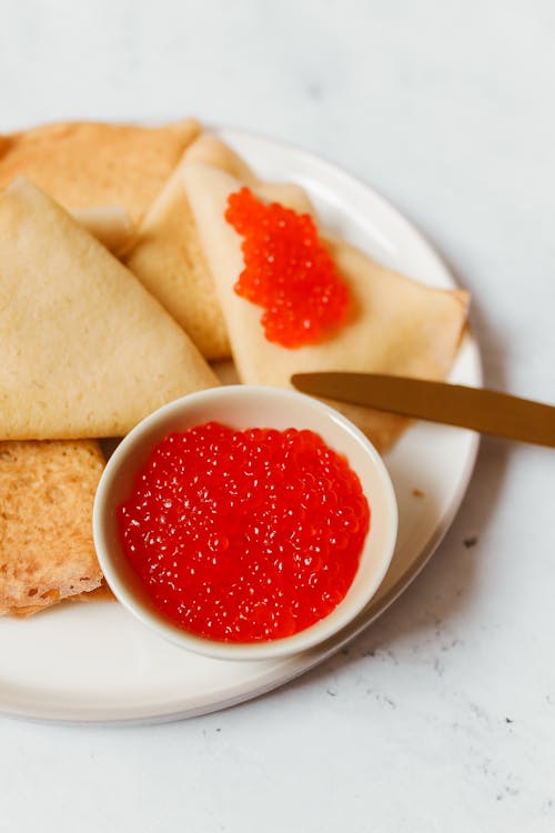 Free Jam and Crepes Stock Photo