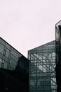 Black and White Building Under White Sky