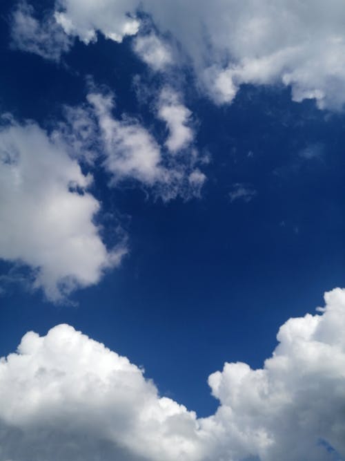White Clouds and Blue Sky