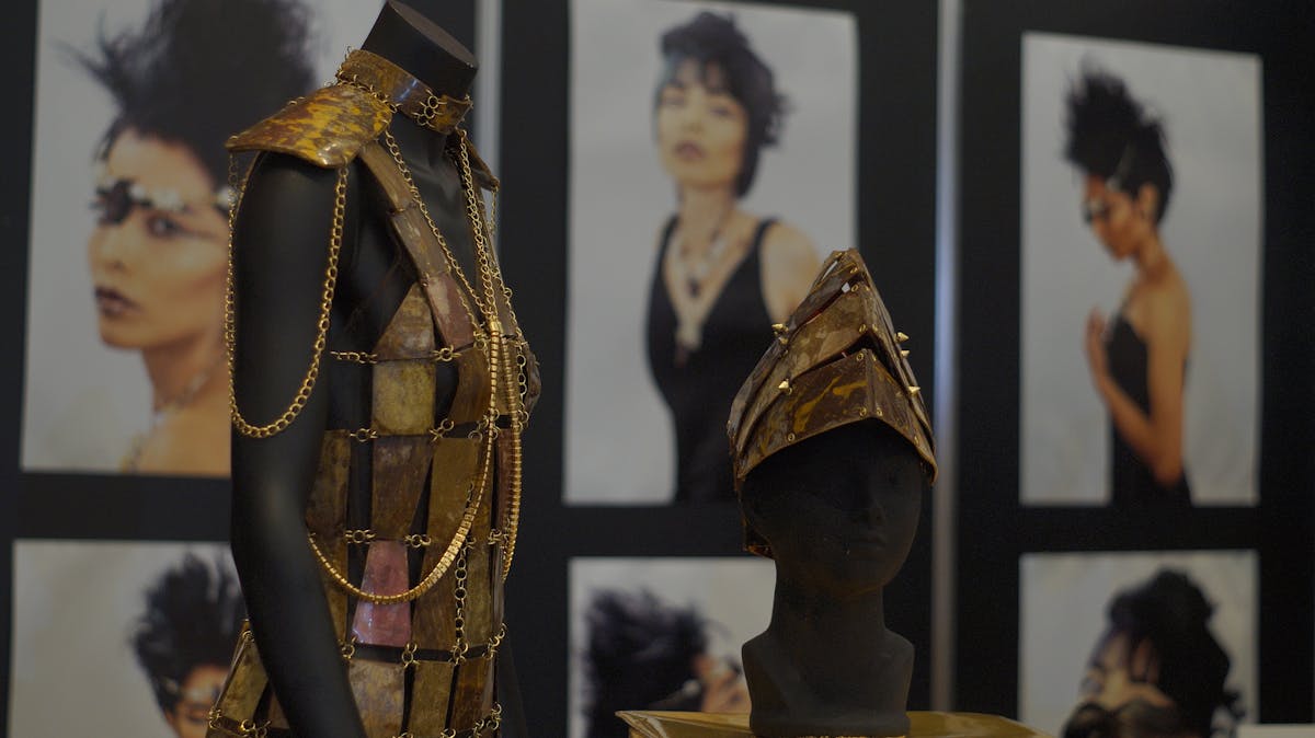 Ground meat being browned in a skillet