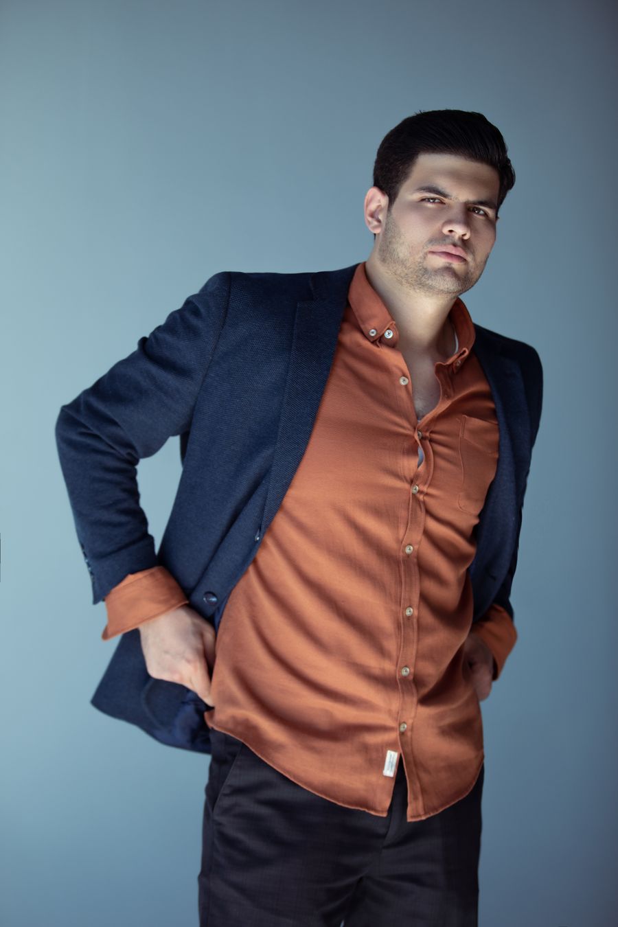 Navy Wool Blazer