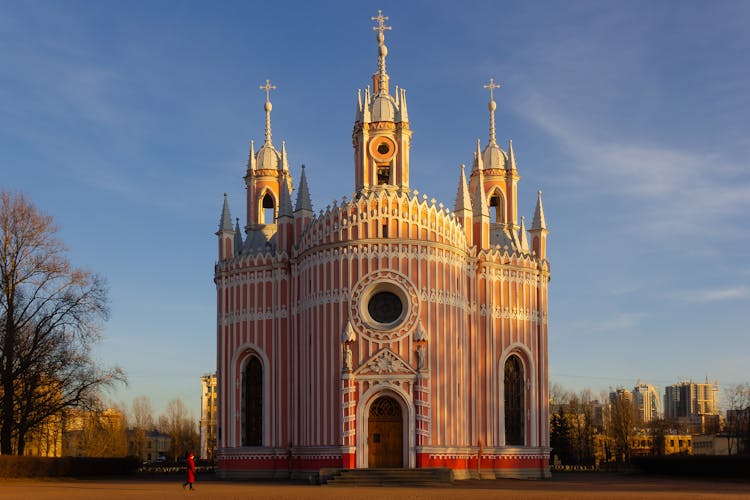 Neo-gothic Architecture Of Urban Christian Church