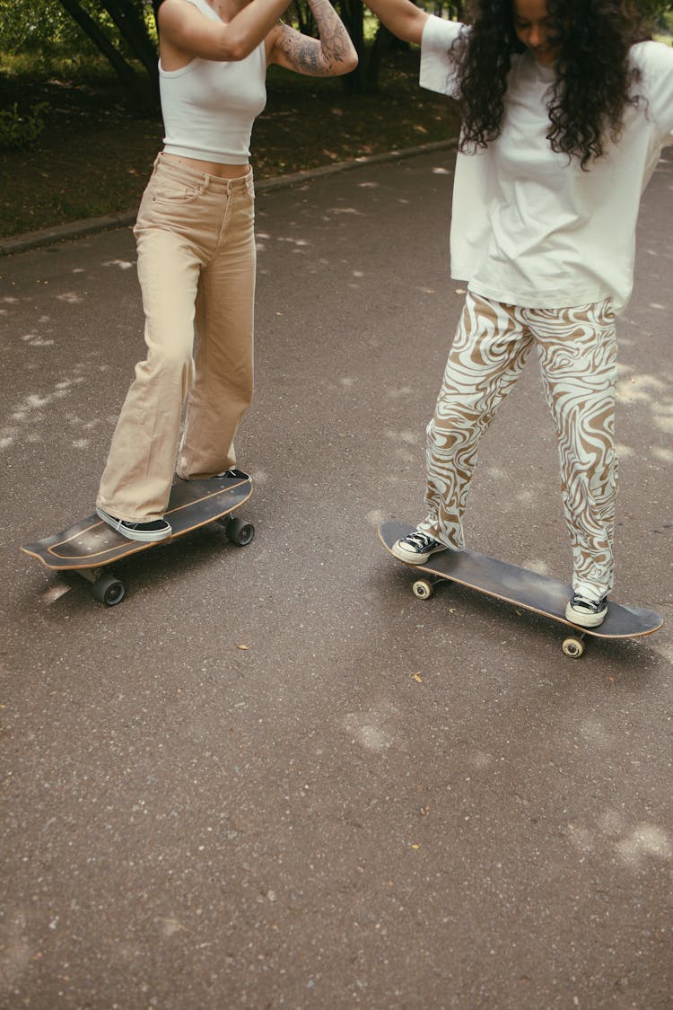 Photo Of Women Skateboarding