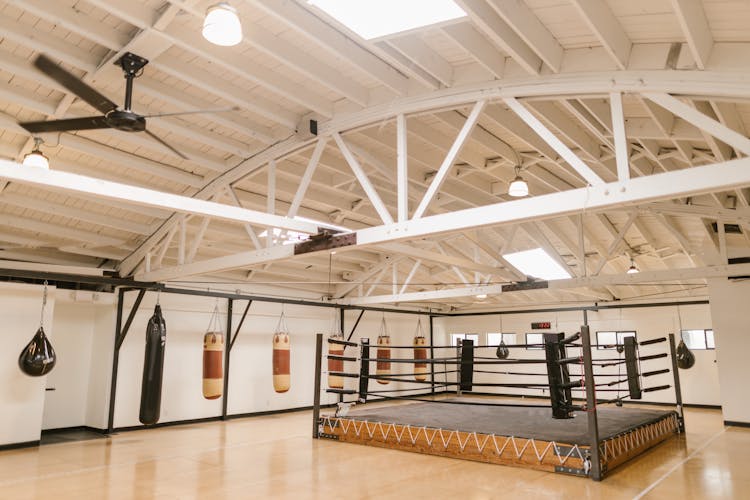 Empty Boxing Gym