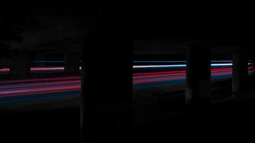 Long Exposure Photo of a Vehicle