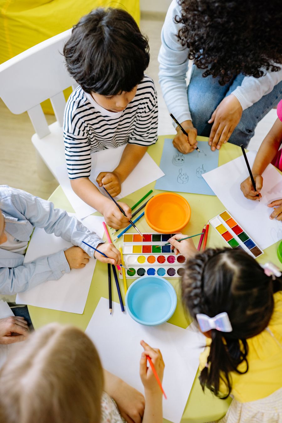 Preschool — children learning