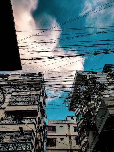 Children working on craft projects