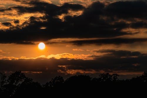 Free View of a Sunset Stock Photo