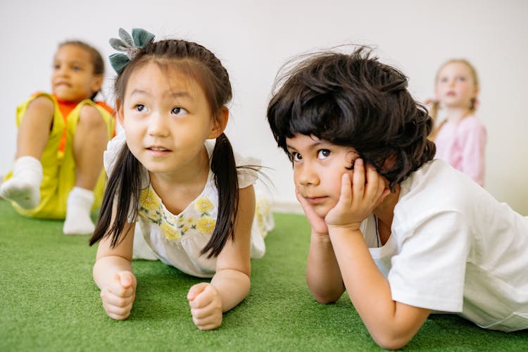 Children Listening At Class