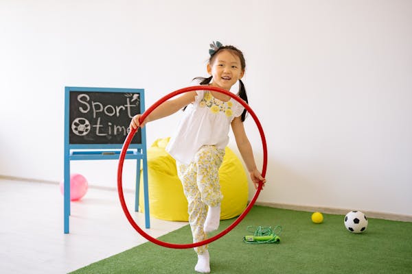 Children enjoying reading programme activities