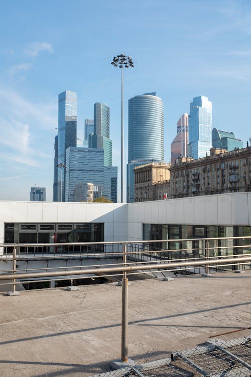 Free Skyscrapers in the City in Russi Stock Photo