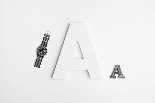 Free A Letter and Black Watch Stock Photo