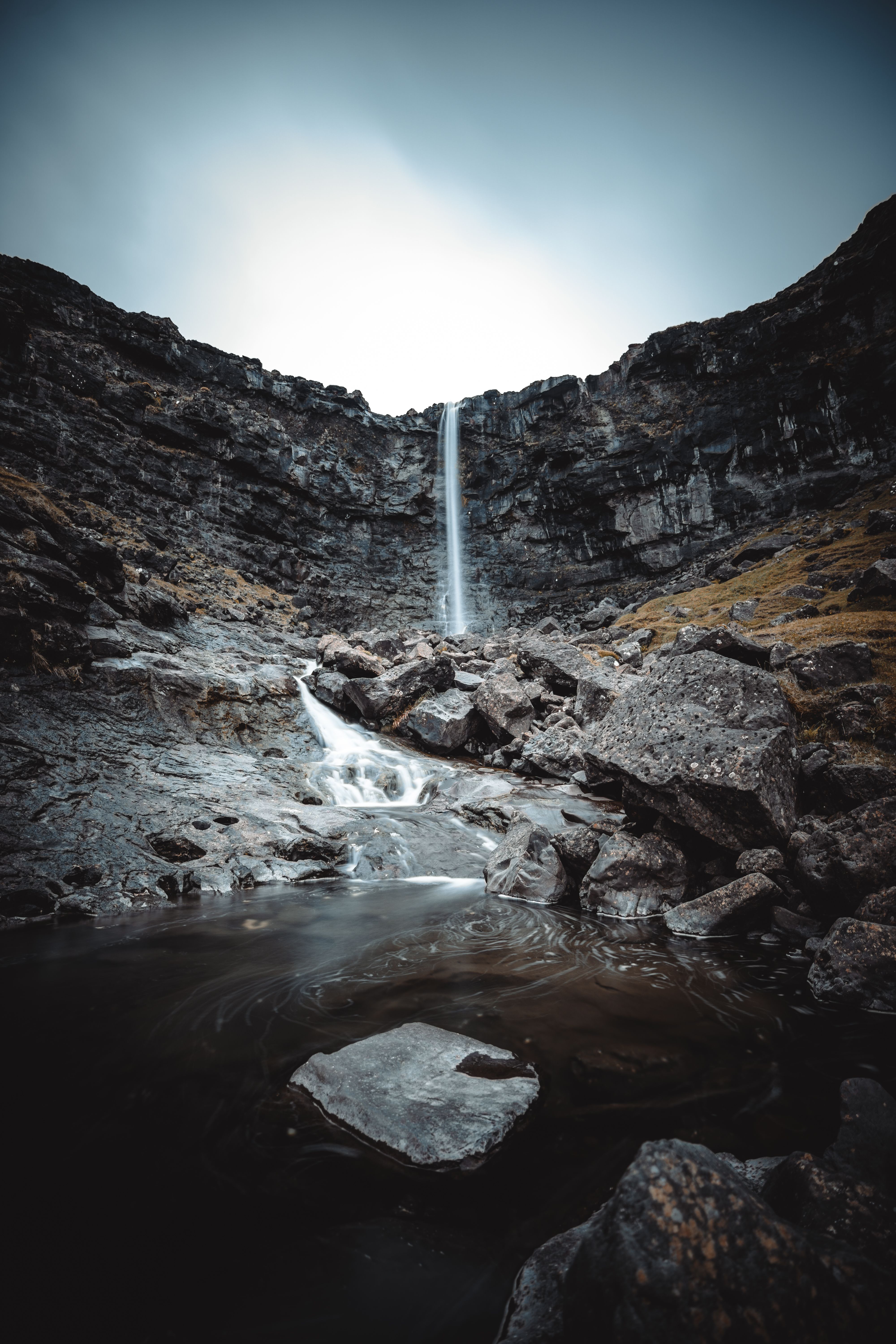 Rocky Waterfalls · Free Stock Photo