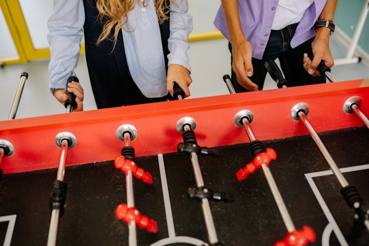 Close-up Of Playing Table Game