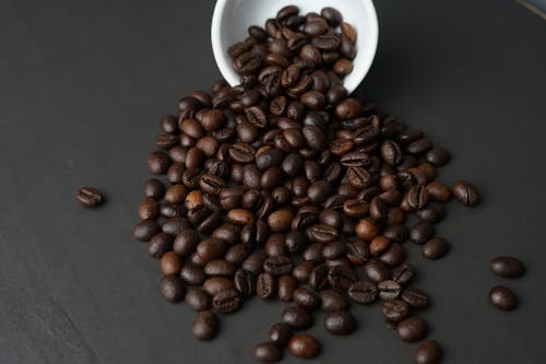 Scattered Roasted Coffee Beans