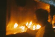 Fire on Fire during Night Time