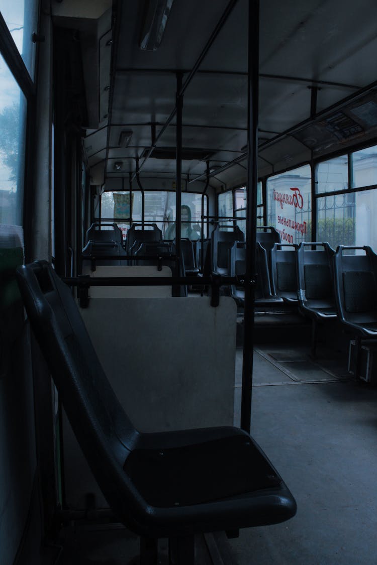 Empty Public Transport Bus