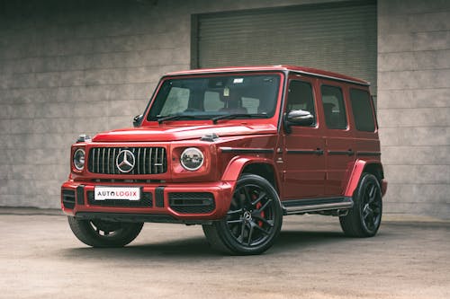 Red Luxury Suv Vehicle