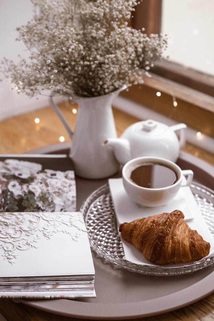 Close-up Of A French Breakfast 