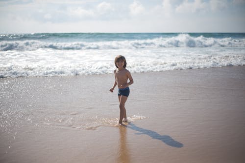 A Young Boy on the Beach