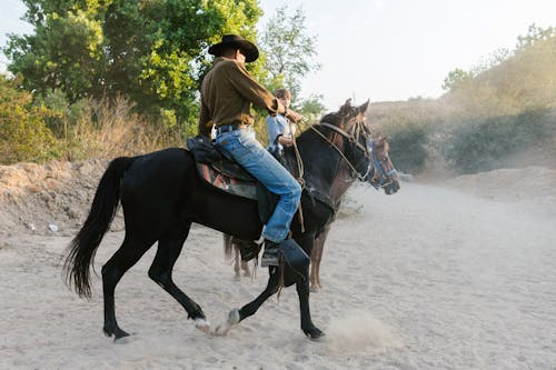 Kostenloses Stock Foto zu bauernhof, cowboy, denim jeans
