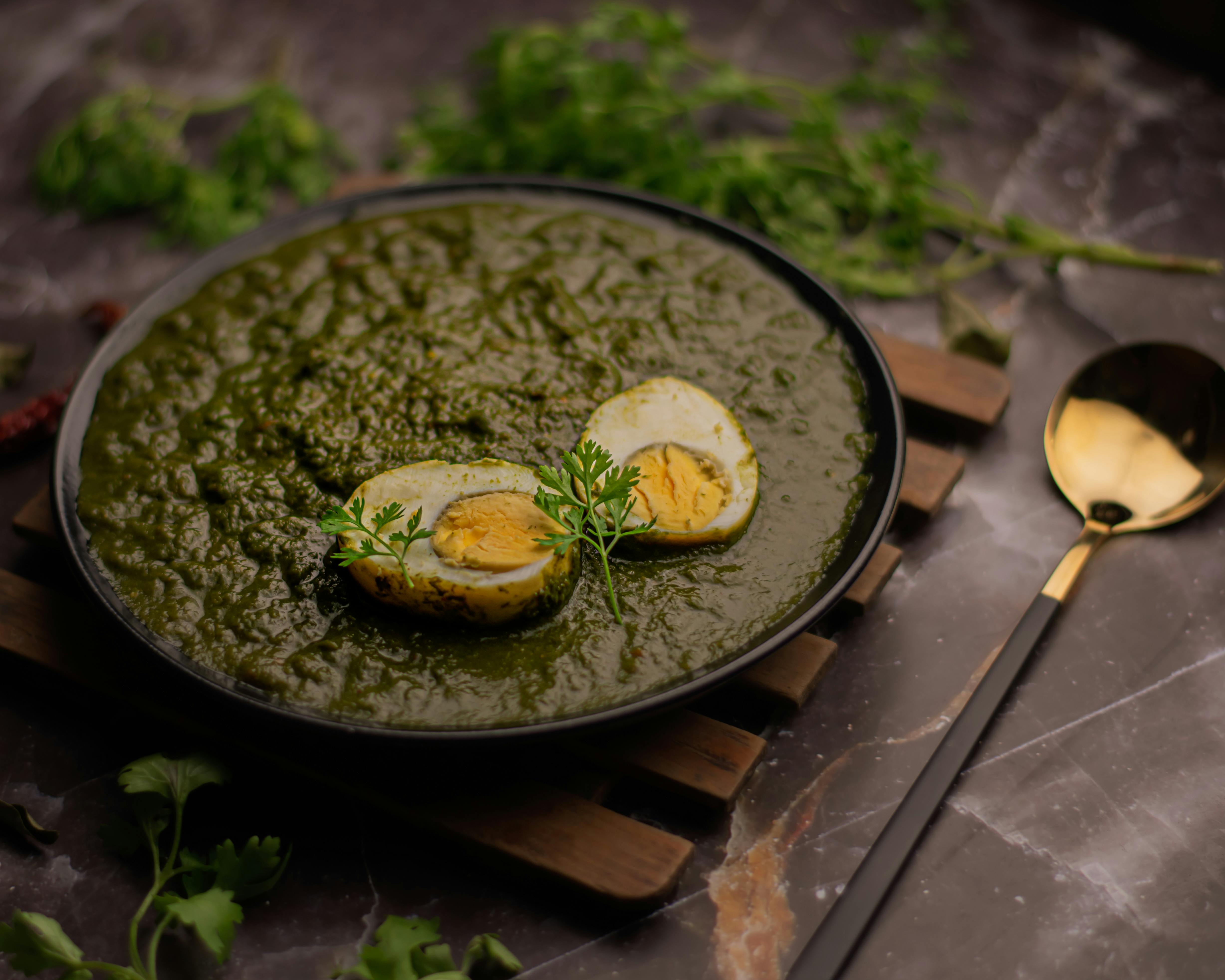 Egg curry cheap green masala