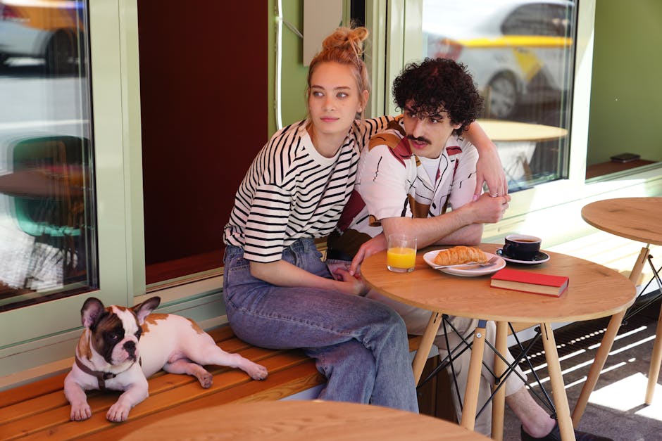 dog sitting at outdoor cafe patio - Dog-friendly sites near me dog sitting at outdoor cafe patio - Dog-friendly sites near me