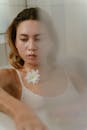 Woman in White Tank Top