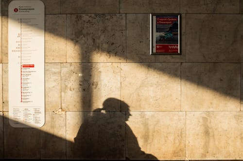 
A Shadow of a Woman on a Wall