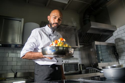 A Man Cooking in the Kitchen