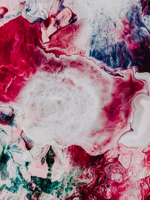 Free Vibrant abstract artwork showcasing colorful fluid ink patterns with swirling textures. Stock Photo