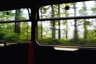 Black Framed Glass Window
