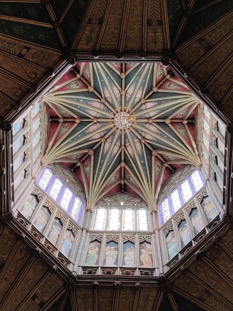 Octagon Tower Inside The Ely Cathedral