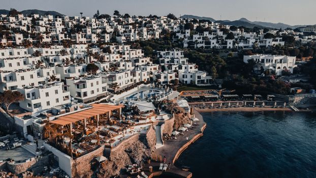 Gümüşlük tables-in-the-sea dinner — Bodrum