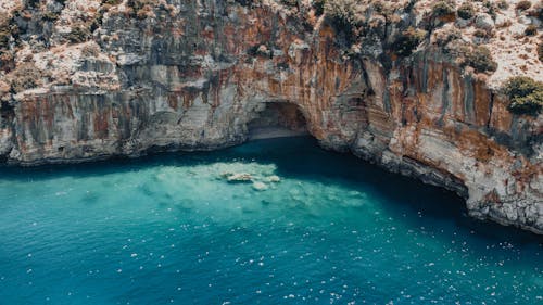 A Cove on a Sea Coast at Antalya in Turkey