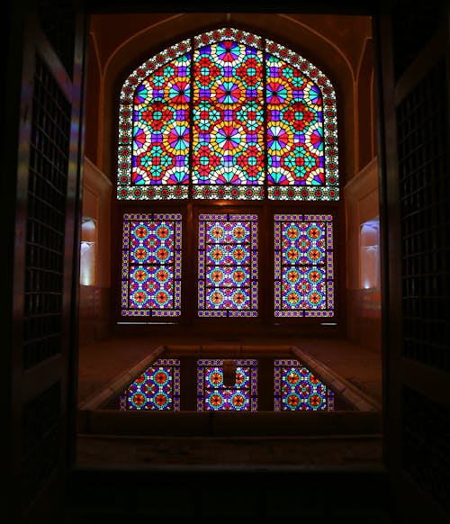 Colorful Stained Glass Mosaic Window