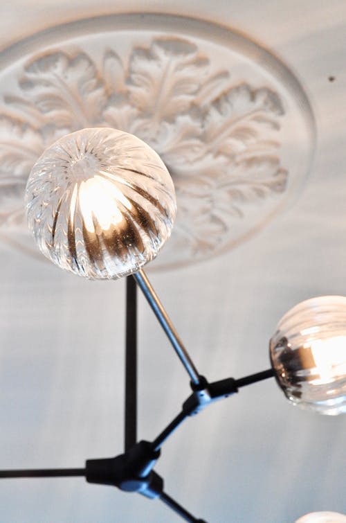 Close Up Shot of a Ceiling Lamp