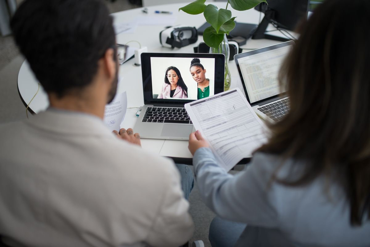 Entrevista de trabalho online