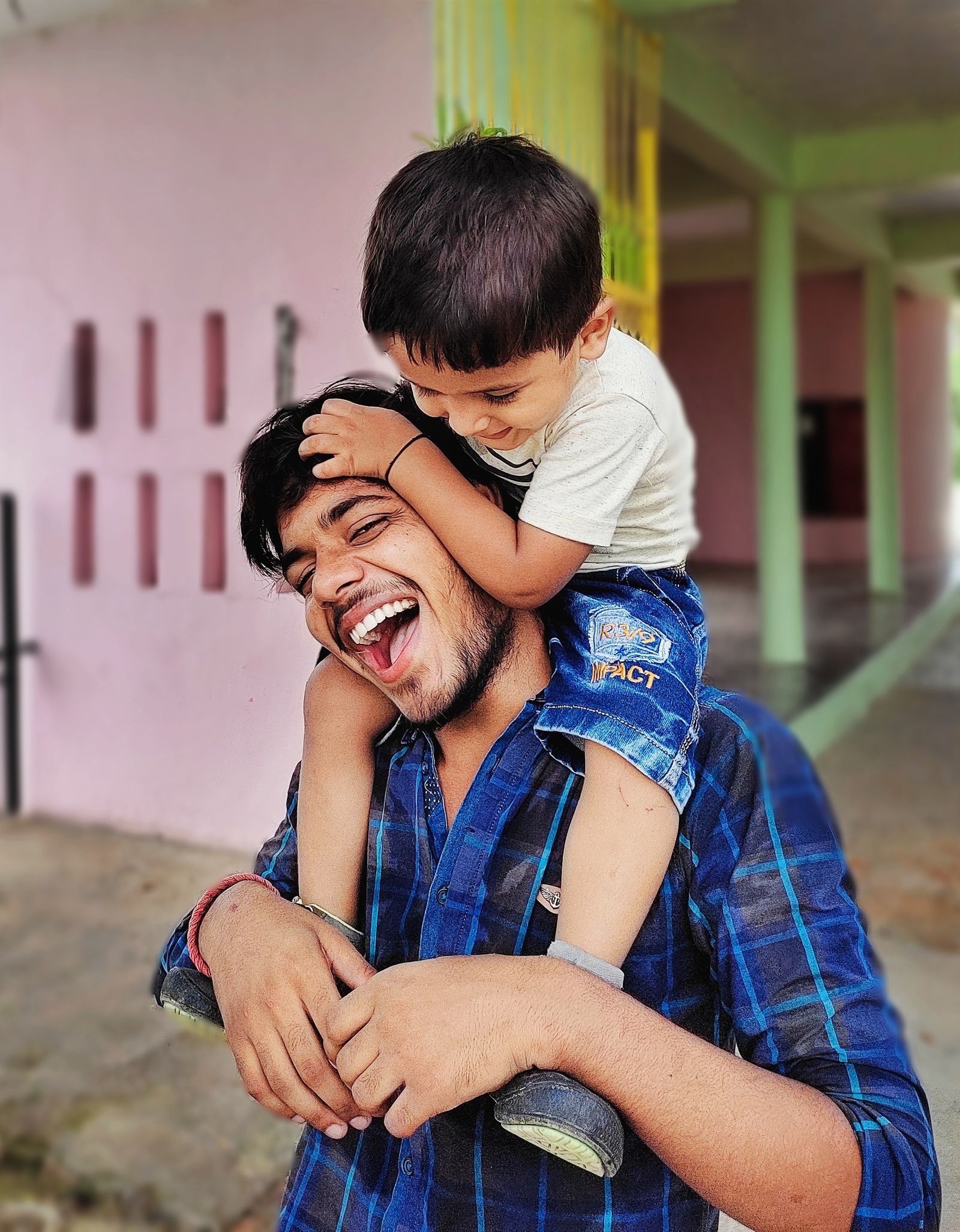 A parent and child together — steady and prepared for whatever comes.