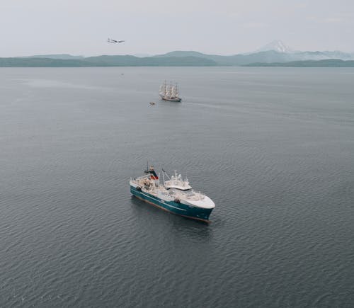 Fotos de stock gratuitas de barcos, embarcaciones, foto con dron