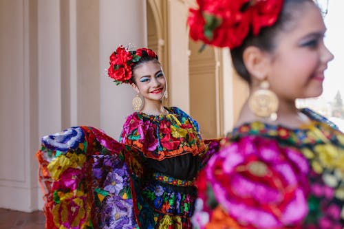 A Woman in Traditional Dress