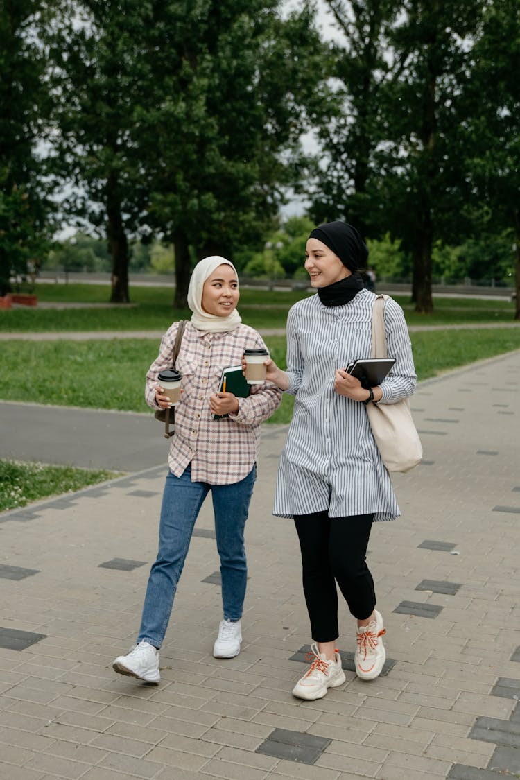 Friends Walking Together