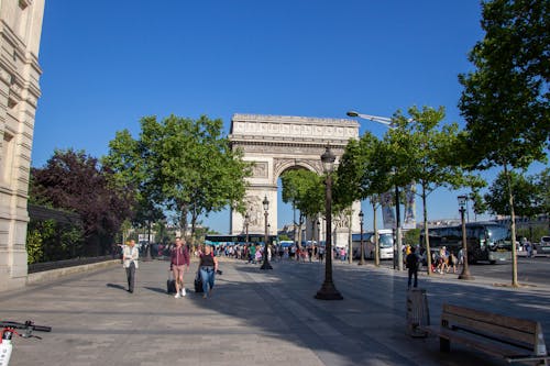 Free stock photo of arc de triomphe, paris
