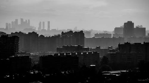 City Skyline on Sunset