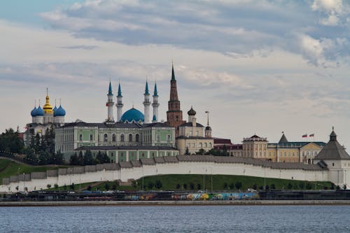 Kazan Kremlin Photographed from Across the River 