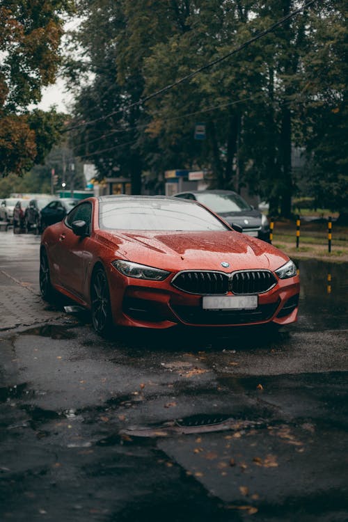 Red Vehicle on the Road