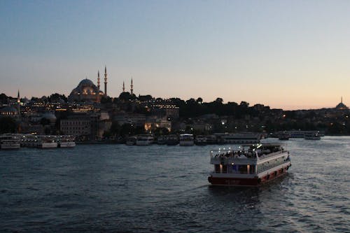 Foto profissional grátis de Istambul, vapur, vista bonita