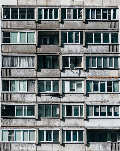 Gray Concrete Building